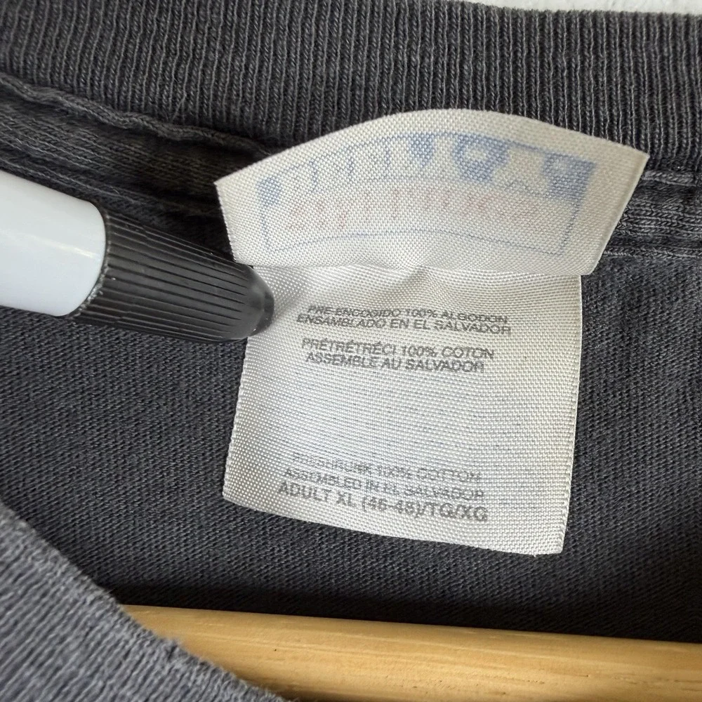 Vintage 00s Apple Developer Connection Tshirt Faded Black Mens XL Hanes Beefy-T